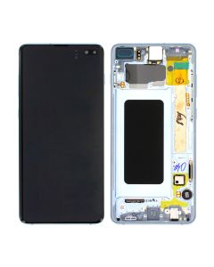 Samsung Galaxy S10 Plus (SM-G975F) Skärm med LCD Display Original - Blå- G-SP.se