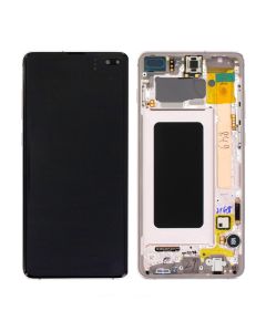 Samsung Galaxy S10 Plus (SM-G975F) Skärm med LCD Display Original - Vit- G-SP.se