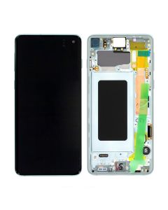 Samsung Galaxy S10 (SM-G973F) Skärm med LCD Display Original - Grön- G-SP.se
