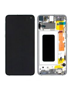 Samsung Galaxy S10e (SM-G970F) Skärm med LCD Display Original - Vit- G-SP.se