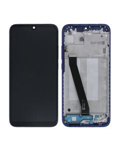 Xiaomi Redmi 7 Skärm med LCD Display - Blå