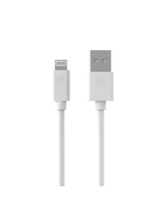 G-SP Laddkabel iPhone/iPad/Airpods MFi 3 meter - Vit- G-SP.se