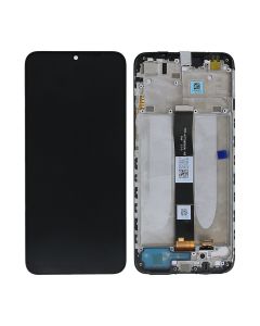 Xiaomi Redmi 10A (2022) Skärm med LCD Display Original - Svart- G-SP.se