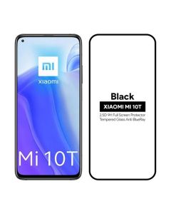 Skärmskydd Xiaomi Mi 10T 3D Härdat Glas - Svart- G-SP.se
