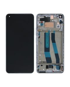 Xiaomi 11 Lite 5G NE / Mi 11 Lite 4G/5G (2021) Skärm med LCD Display Original - Vit- G-SP.se