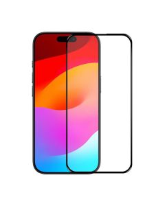 Skärmskydd härdat glas iPhone Air med Aluminium ram - miljö