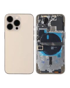 iPhone 13 Pro Baksida med Komplett Ram OEM - Guld