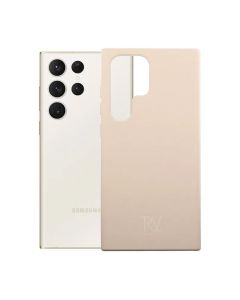 Samsung Galaxy S23 Ultra Silikonskal Rvelon - Beige- G-SP.se