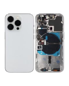 iPhone 14 Pro Baksida med Komplett Ram OEM - Vit