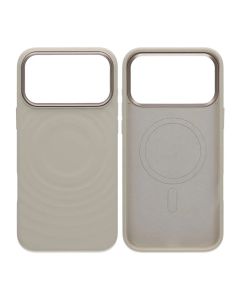 Mobilskal Silikon med Magsafe för iPhone 17 Pro Max - Beige