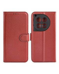 OnePlus 12 5G Plånboksfodral med Stativ - Brun