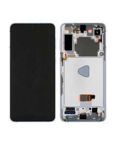 Samsung Galaxy S21 Plus 5G Skärm med LCD Display Original - Silver