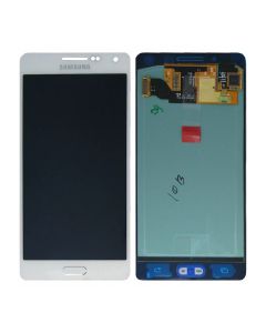 Samsung Galaxy A5 (SM-A500F) Skärm med LCD Display Original - Vit