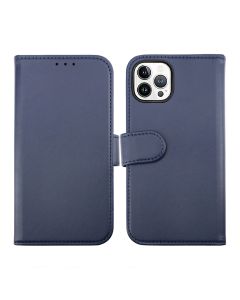 iPhone 14 Pro Plånboksfodral Magnet Rvelon - Blå- G-SP.se