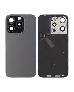 iPhone 15 Pro Baksida Glas Komplett OEM - Titansvart