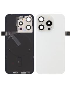 iPhone 15 Pro Baksida Glas Komplett OEM - Titanvit