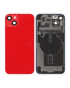iPhone 14 Plus Baksida Glas Komplett OEM - Röd