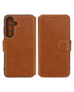 Samsung Galaxy S24 Plånboksfodral Rvelon - Brun