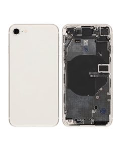 iPhone SE 2020 Baksida med Komplett Ram OEM - Vit