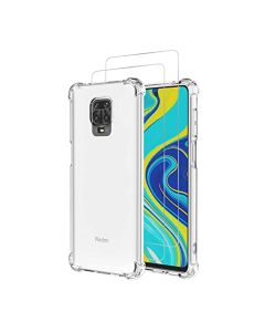 Stöttåligt Mobilskal Redmi Note 9 Pro - Transparent- G-SP.se