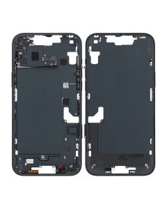 iPhone 14 Plus Mittenram med smådelar OEM - Svart