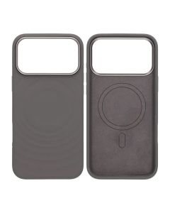 Mobilskal Silikon med Magsafe för iPhone 17 Pro Max - Mörkgrå