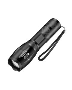 High Power Led Flashlights Camping Torch 5 Lighting ModesAluminum Alloy Zoomable Light Waterproof Material