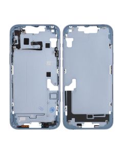 iPhone 14 Plus Mittenram med smådelar OEM - Blå