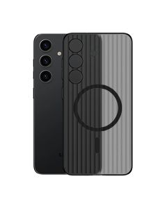 Samsung S24 Plus Mobilskal Korrugerad Anti-Halk - Svart