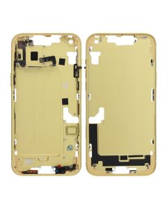 iPhone 14 Plus Mittenram med smådelar OEM - Gul