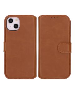 iPhone 13/14 Plånboksfodral Magnet Rvelon - Brun