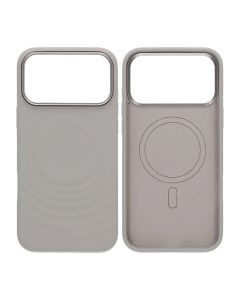 Mobilskal Silikon med Magsafe för iPhone 17 Pro Max - Ljusgrå