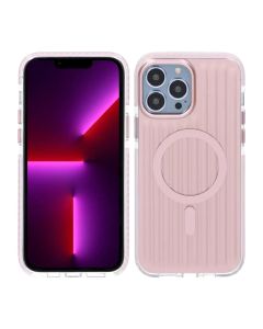 Mönstrat TPU Skal till iPhone 13 Pro Max med MagSafe - Rosa