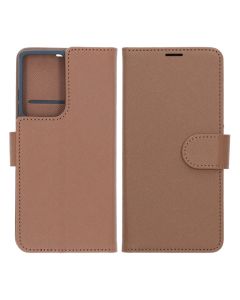 Motorola Edge 50 Fusion 5G Plånboksfodral med Stativ - Brun