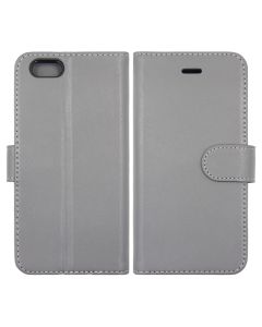 iPhone 6/6S Plånboksfodral Läder med Stativ - Grå- G-SP.se