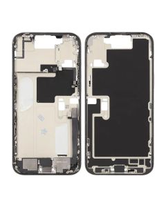 Mittenram med smådelar för iPhone 16 Pro Max - Vitt Titan OEM