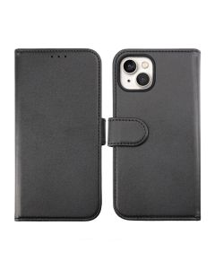iPhone 14 Plånboksfodral Magnet Rvelon - Svart- G-SP.se