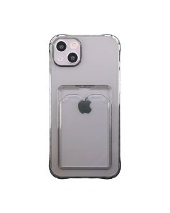 iPhone 14 Stöttåligt Skal med Korthållare - Svart- G-SP.se