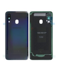 Samsung Galaxy A40 (SM-A405F) Baksida Original - Svart- G-SP.se