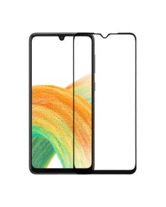 Skärmskydd Samsung A33 5G - 3D Härdat Glas Svart (miljö)- G-SP.se