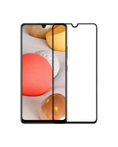 Skärmskydd Samsung A42 5G - 3D Härdat Glas Svart (miljö)- G-SP.se