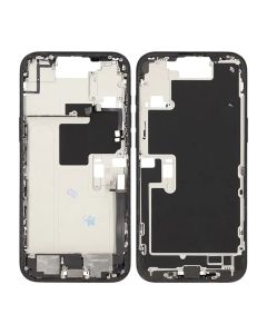 Mittenram med smådelar för iPhone 16 Pro Max - Svart Titan OEM