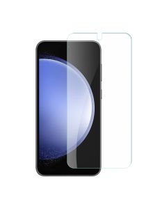 Skärmskydd Samsung Galaxy S24 Plus 0.23mm 2.5D Härdat Glas - Transparent (miljö)