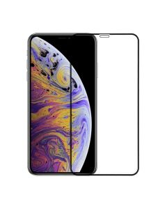 Skärmskydd iPhone 11 Pro Max/XS Max - 3D Härdat Glas Svart (miljö)- G-SP.se