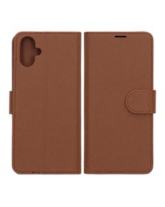 Plånboksfodral med Stativ för Samsung Galaxy A06 - Brun