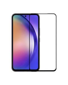 Skärmskydd Samsung Galaxy A54 5G - 3D Härdat Glas - Svart (miljö)- G-SP.se