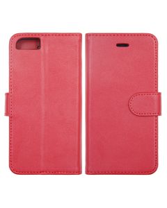 iPhone 6/6S Plånboksfodral Magnet Läder med Stativ - Röd- G-SP.se