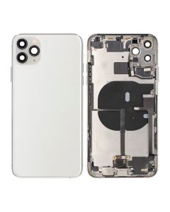 iPhone 11 Pro Max Baksida med Komplett Ram - Vit- G-SP.se