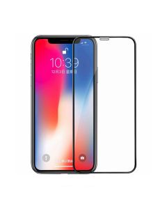 Skärmskydd iPhone 12/12 Pro - 3D Härdat Glas Svart- G-SP.se