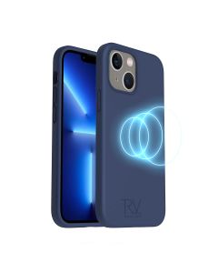 iPhone 14 Silikonskal Rvelon MagSafe - Blå- G-SP.se